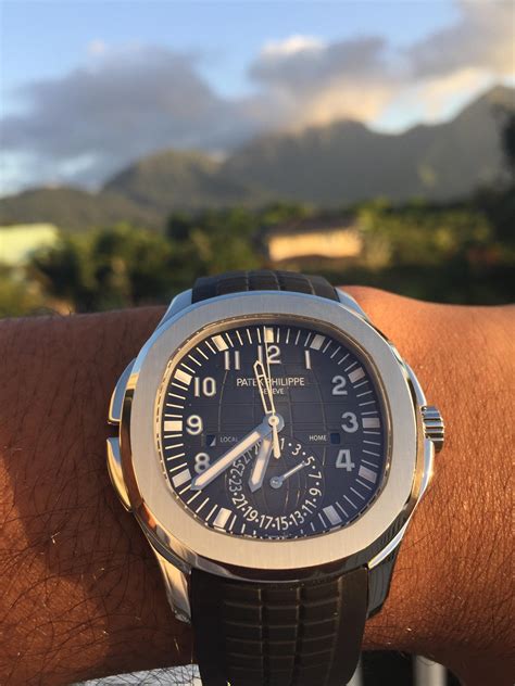 patek philippe aquanaut travel time 5164a